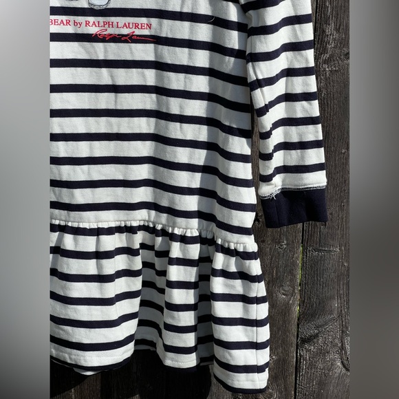 POLO Ralph LAUREN Polo Bear Cotton Fleece Dress for kids - Picture 5 of 10